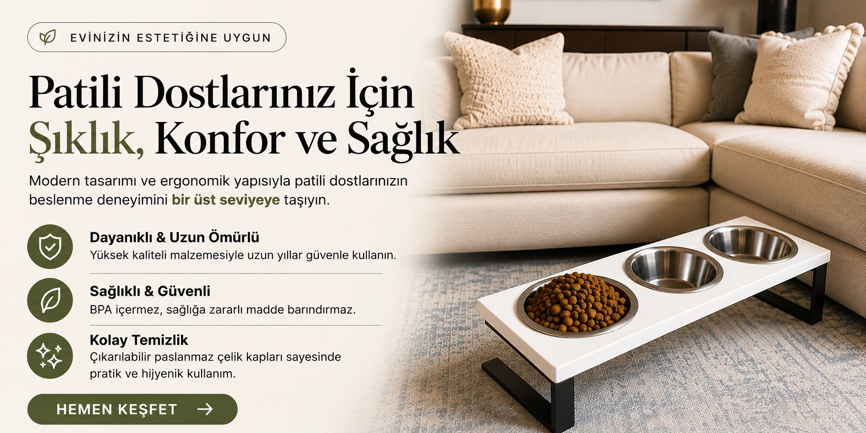 Patili Dostlarınız için Şıklık Konfor ve Sağlık