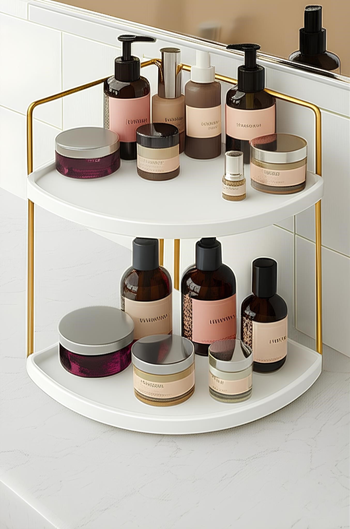 Mutfak Rafı Masaüstü Düzenleyici Organizer 2 Katlı Raf