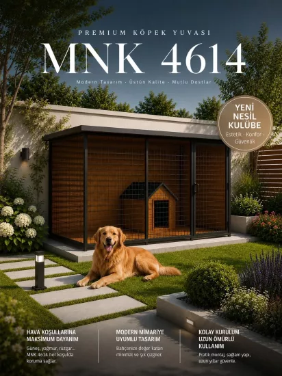 Modern Ahşap Köpek Kulübesi Geniş Verandalı Bahçe Köpek Evi Dört Mevsim Kullanım