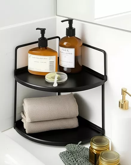 Takı Ve Makyaj Malzemesi İçin Çok Amaçlı Düzenleyici Banyo Masaüstü Kozmetik Organizeri Dekoratif 2 Katlı Raf